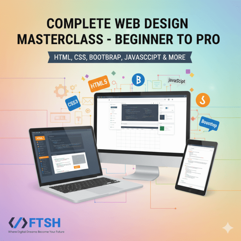 Complete Web Design Masterclass – Beginner to Pro (Offline)